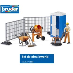 BRUDER B-WORLD : SET DE OBRA CIVIL Escala 1:16
