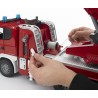 BRUDER : CAMION DE BOMBEROS SCANIA   Tamaño: 59 x 20 x 26,5 cm