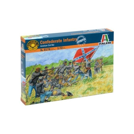 ITALERI: CONFEDERATE  INFANTERY  escala 1:72