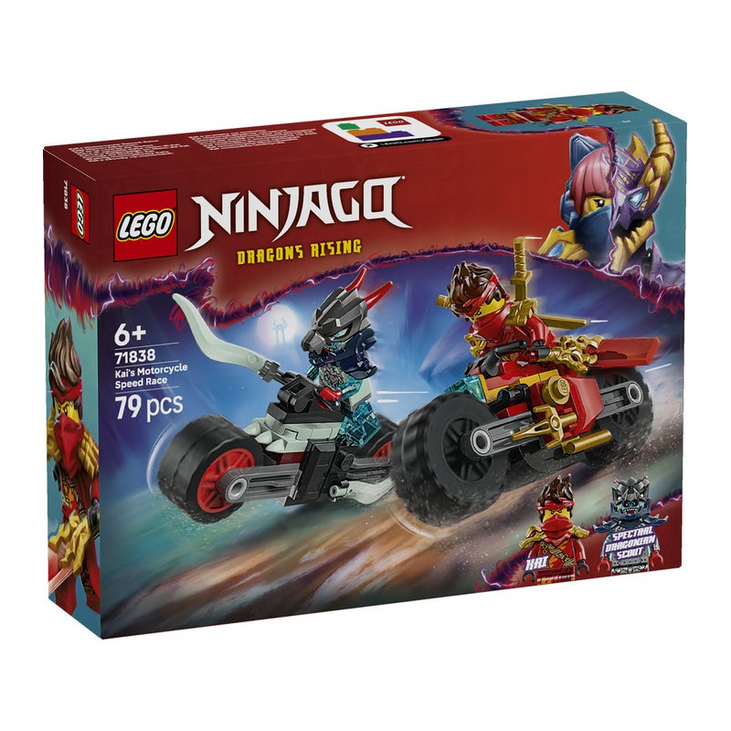 LEGO NINJAGO Carrera Relámpago en Moto de Kai