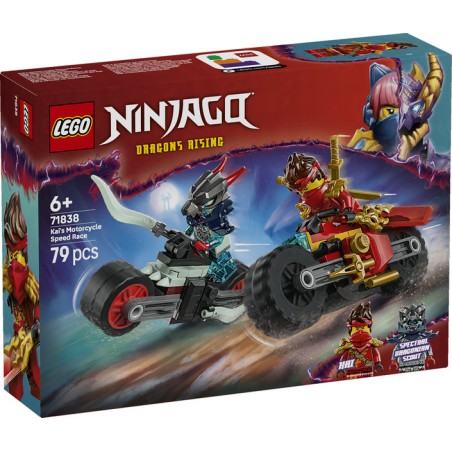 LEGO NINJAGO Carrera Relámpago en Moto de Kai