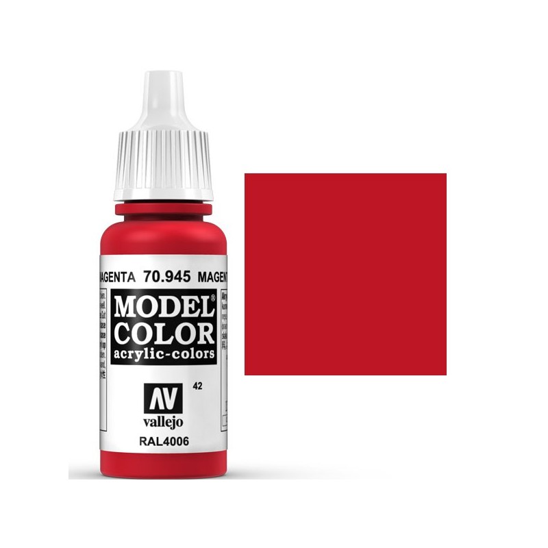 ACRILICOS VALLEJO : COLOR MAGENTA 17 ml ACRILICOS VALLEJO : COLOR MAGENTA 17 ml