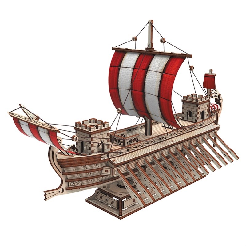 MR.PLAYWOOD : BARCO TRIRREME DEL EMPERADOR 266 pzs.