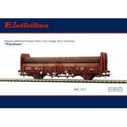 Electrotren  : VAGON TRANSFESA TRONCOS escala HO