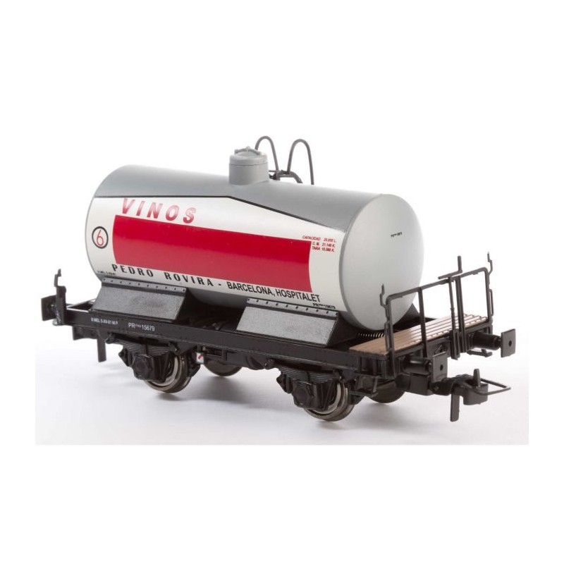K-TRAIN  :  CISTERNA UNIFICADA PARA VINO PEDRO ROVIRA. PR-15679   Escala HO