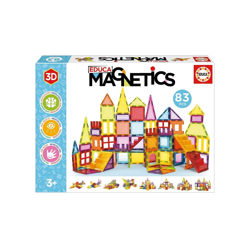 EDUCA : JUEGO MAGNETICO - MAGNETICS 83 piezas