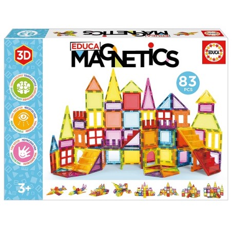EDUCA : JUEGO MAGNETICO - MAGNETICS 83 piezas