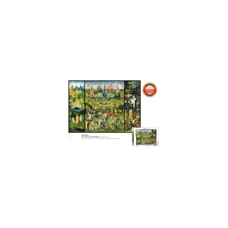 EUROGRAPHICS PUZZLES : Pz. 1000 pcs. EL JARDIN DE LAS DELICIAS ( EL BOSCO )