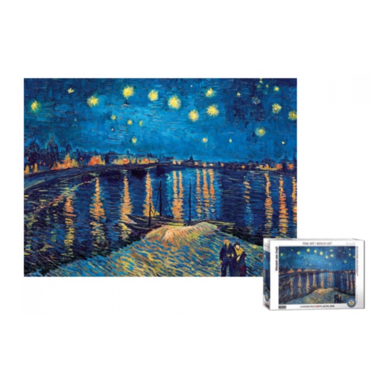 EUROGRAPHICS : Pz. 1000 pcs. THE STARRY NIGHT OVER THE RHONE