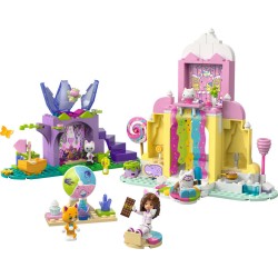LEGO Gabby : Montaña de Dulces y Jardín de Gatitos