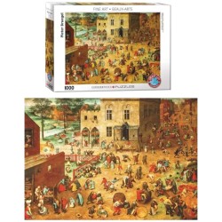 EUROGRAPHICS : Pz. 1000 pcs BRUEGEL JUEGOS DE NIÑOS