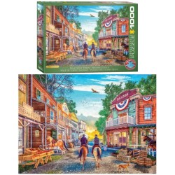 EUROGRAPHICS : Pz. 1000 pcs. CUIDAD DEL LEJANO OESTE