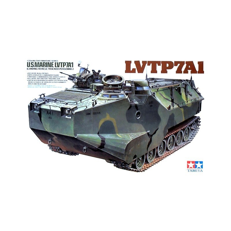 TAMIYA : LVTP 7A1  TRANSPORTE de PERSONAL ANFIBIO escala 1:35