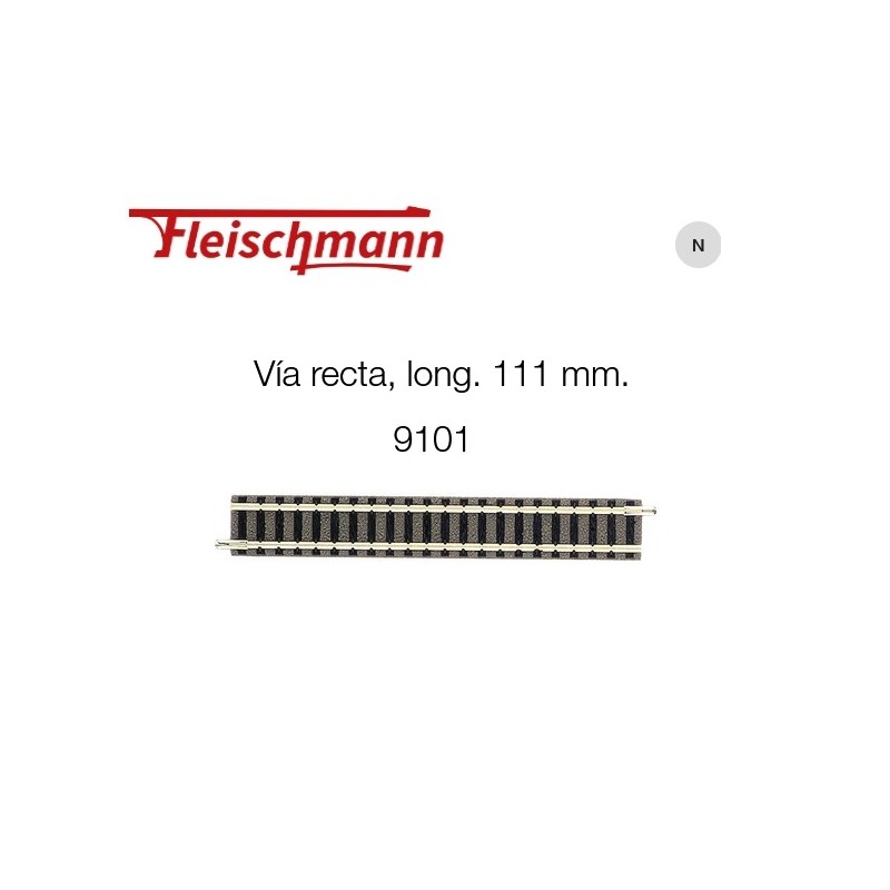 FLEISCHMANN : VIA RECTA 111mm  escala N
