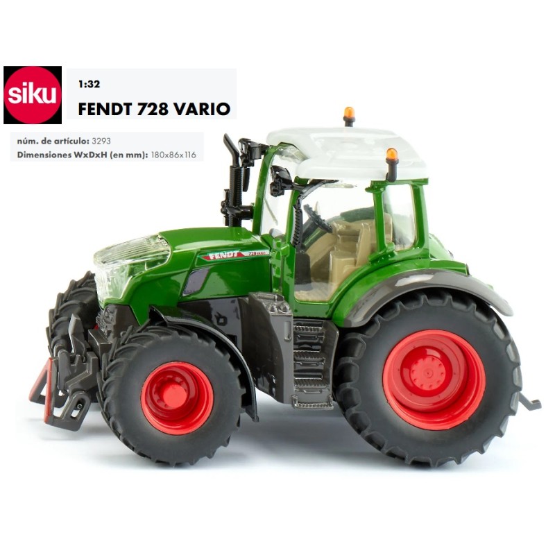 SIKU : TRACTOR FENDT 728 VARIO  escala 1:32