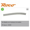 ROCO Line : VIA FLEXIBLE  92O mm  Traviesas Madera escala HO