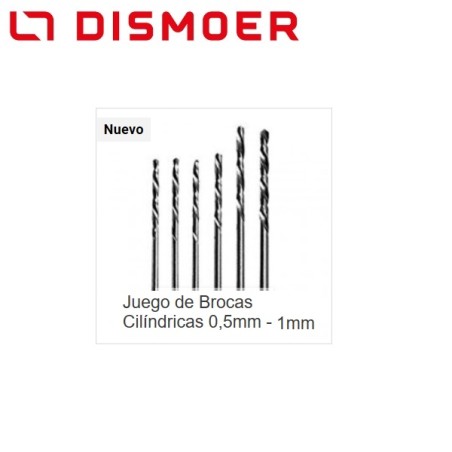 DISMOER : JUEGO BROCAS desde 0,5 mm hasta 1 mm
