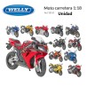WELLY : MOTOS SURTIDAS ESCALA 1:18