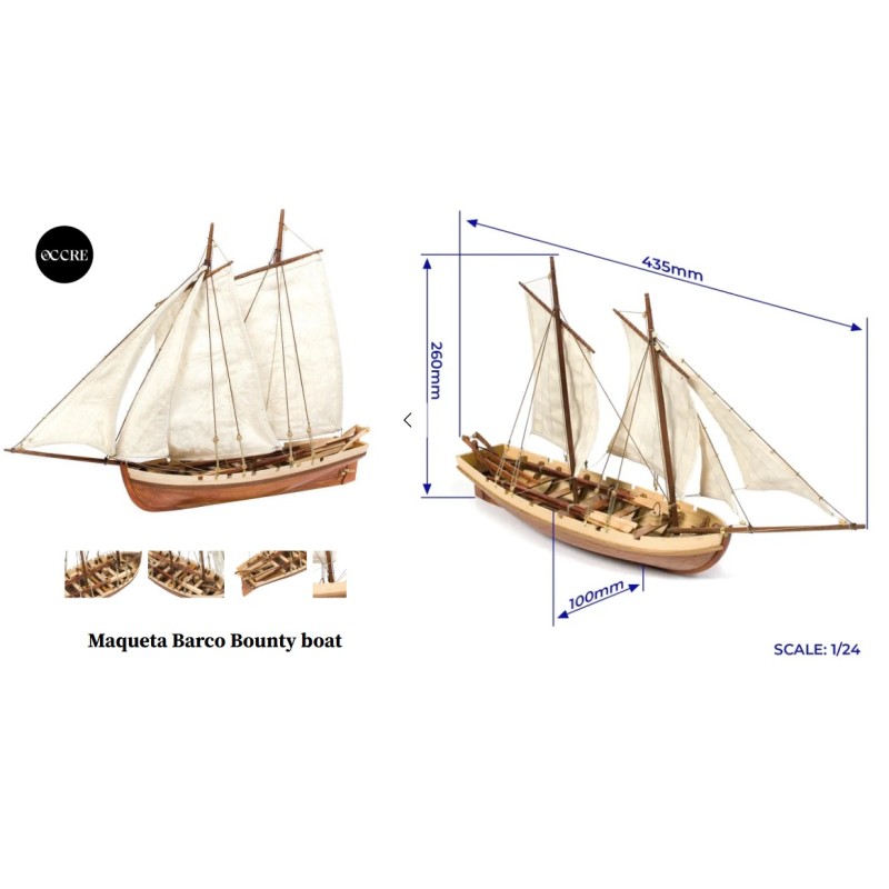 OCCRE : BOTE AUXILIAR DEL BOUNTY