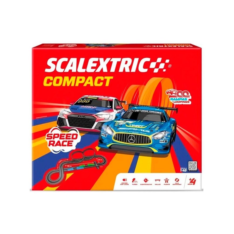 SCALEXTRIC COMPACT : CIRCUITO SPEED RACE  1:43