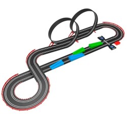 SCALEXTRIC COMPACT : CIRCUITO SPEED RACE  1:43