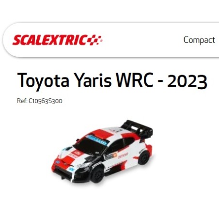 SCALEXTRIC COMPACT : TOYOTA YARIS 2023  1:43