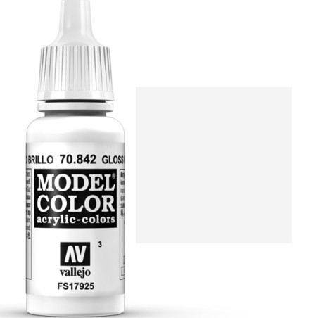 ACRILICOS VALLEJO : BLANCO BRILLANTE
