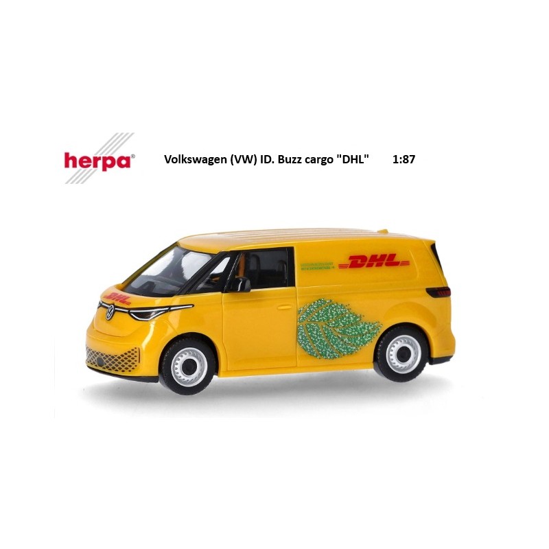 HERPA : Volkswagen (VW) ID. Buzz Cargo DHL   Escala  1:87