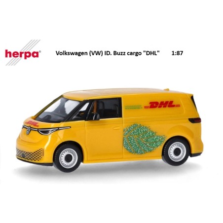 HERPA : Volkswagen (VW) ID. Buzz Cargo DHL   Escala  1:87