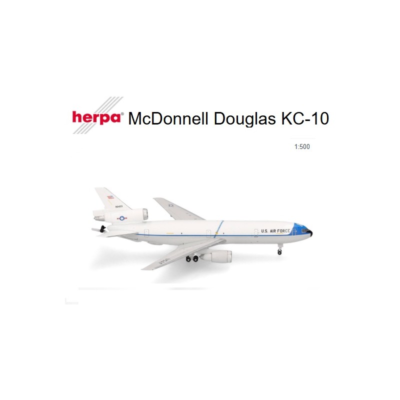 HERPA : KC-10 USAF 2D BW DELIVERY  Escala 1:500
