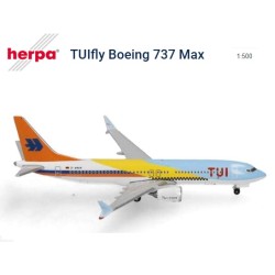 HERPA : B737 MAX 8 TUIFLY 50TH  Escala 1:500