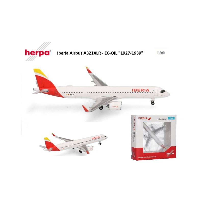 HERPA : A321 XLR IBERIA  escala 1:500