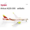 HERPA : A220-300 AIRBALTIC 50TH   escala 1:200
