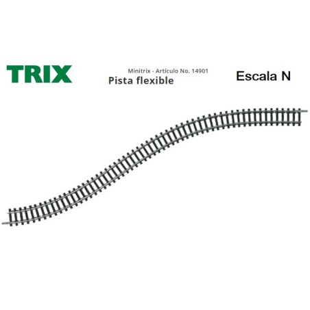 Minitrix : VIA FLEXIBLE  730 mm    Escala N