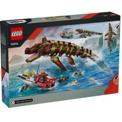 LEGO Jurassic World Misión Naval: Mosasaurus Construible