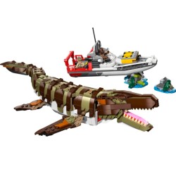 LEGO Jurassic World Misión Naval: Mosasaurus Construible
