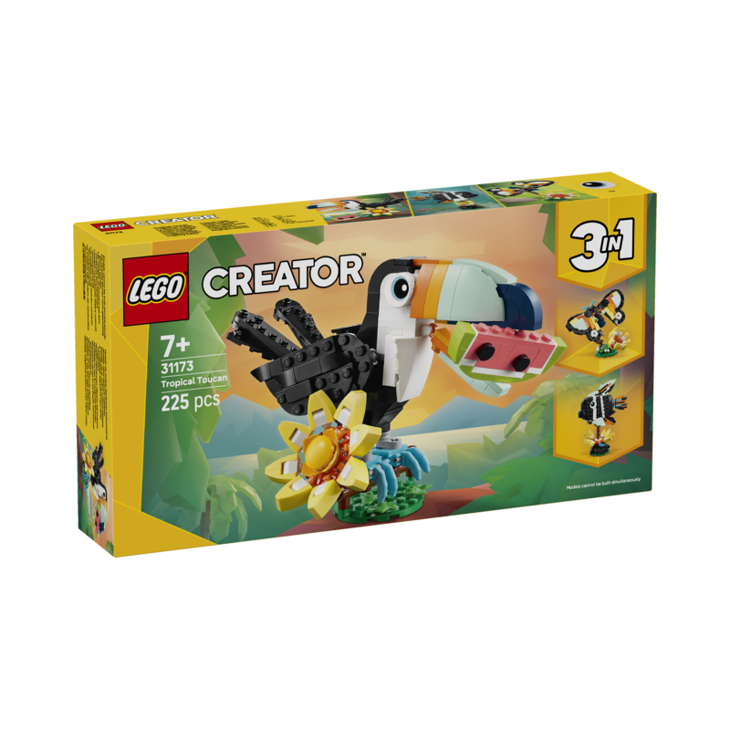 LEGO Creator 3en1 Fauna Salvaje: Tucán Tropical