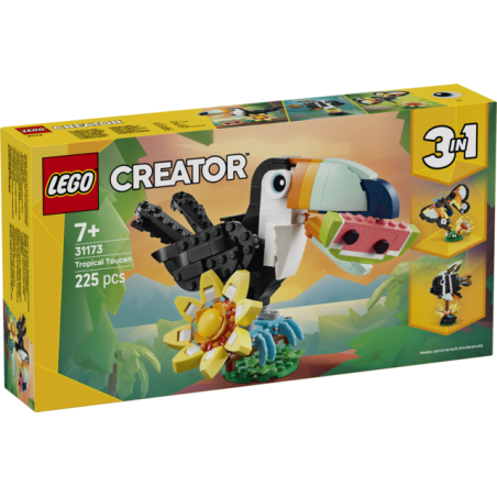 LEGO Creator 3en1 Fauna Salvaje: Tucán Tropical