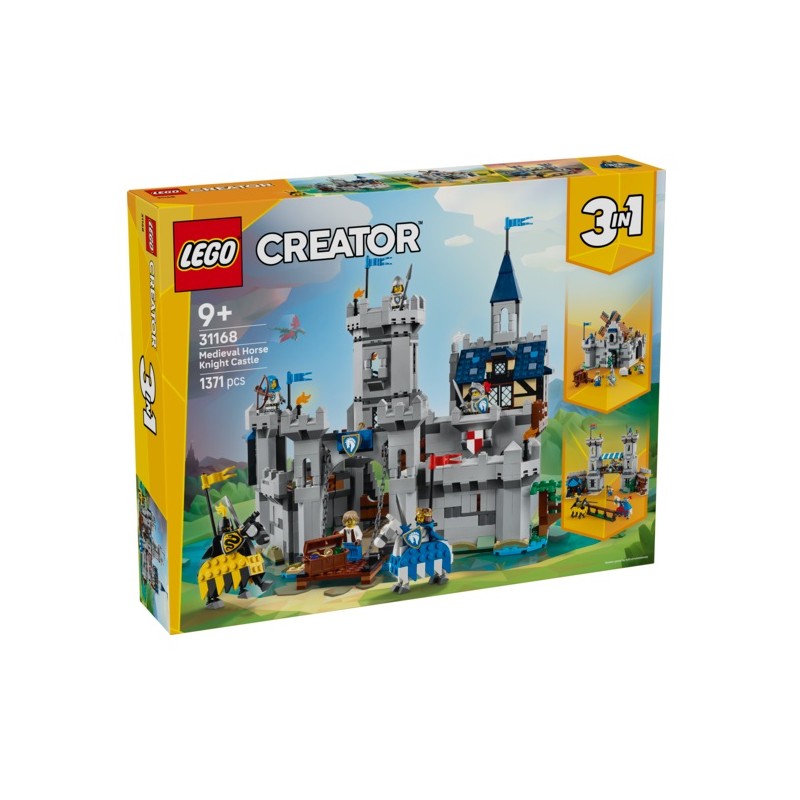 LEGO Creator 3en1 Castillo Medieval de los Caballeros del Corcel