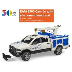 BRUDER : Vehiculo Grua  RAM 2500    Escala 1:16