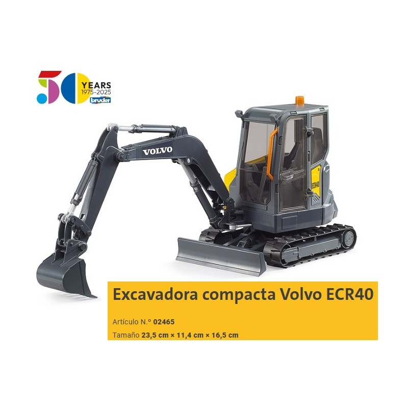 BRUDER : EXCAVADORA VOLVO ERC40