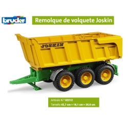 BRUDER : REMOLQUE JOSKIN 1:16