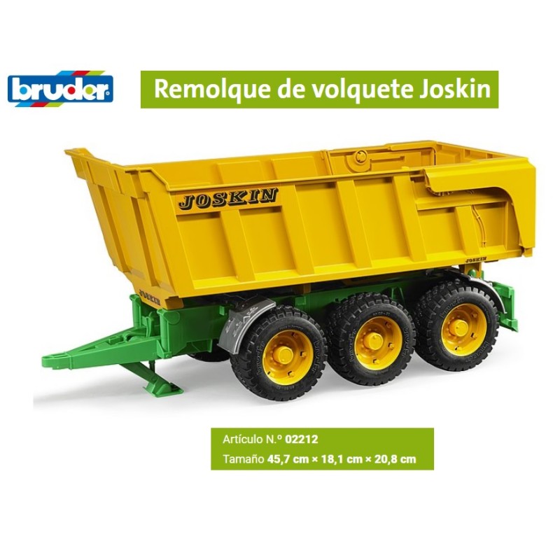 BRUDER : REMOLQUE JOSKIN 1:16
