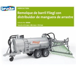 BRUDER : CISTERNA con SISTEMA de RIEGO