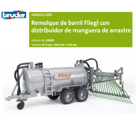 BRUDER : CISTERNA con SISTEMA de RIEGO