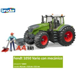BRUDER : TRACTOR Fendt 1050 Vario con Accesorios