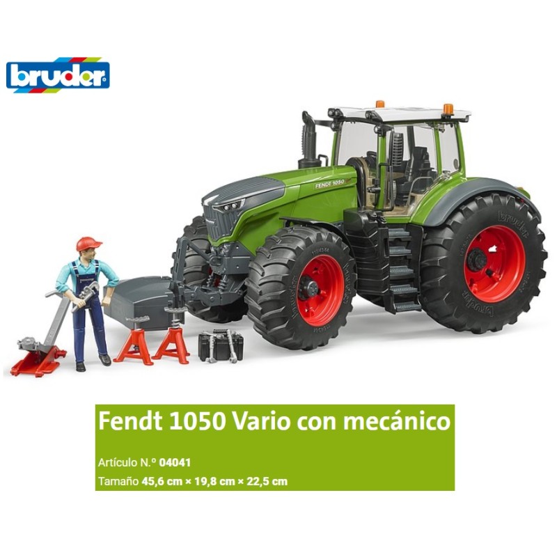 BRUDER : TRACTOR Fendt 1050 Vario con Accesorios