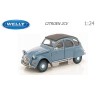 WELLY : CITROEN 2 CV Charleston AZUL  Escala 1:24