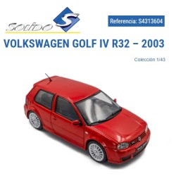 SOLIDO : VW GOLF IV R32  2003  Escala  1:43