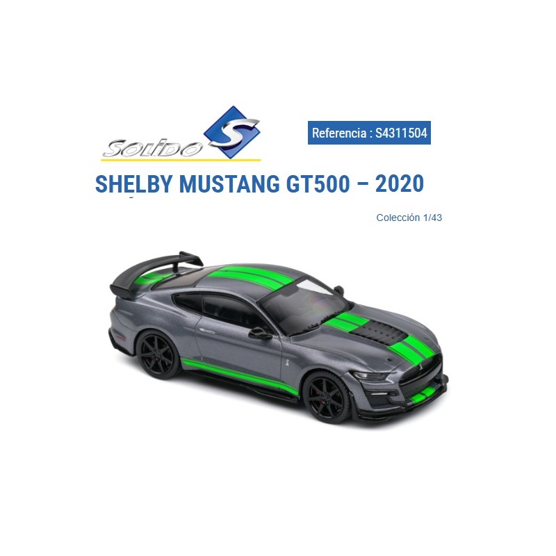 SOLIDO : SHELBY MUSTANG GT 500  Escala  1:43